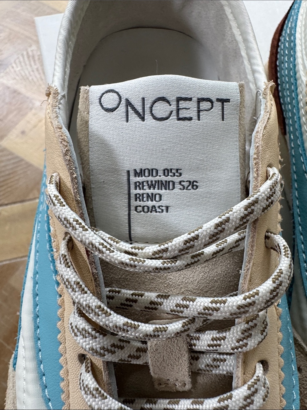 Oncept Reno Retro Sneaker in Coast - Picture 3 of 7